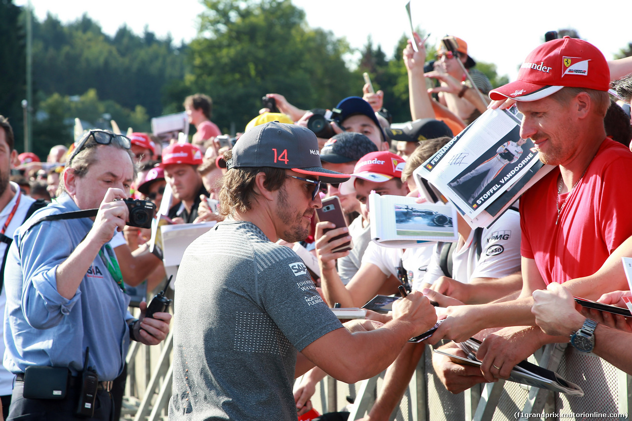 GP BELGIO, 24.08.2017 - Fernando Alonso (ESP) McLaren MCL32