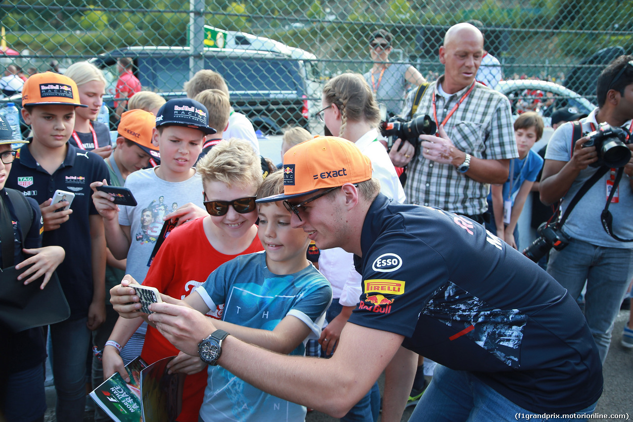 GP BELGIO, 24.08.2017 - Max Verstappen (NED) Red Bull Racing RB13
