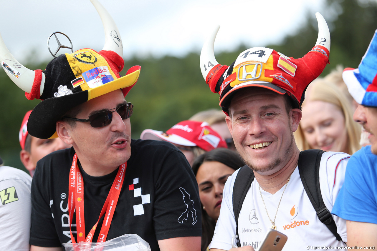 GP BELGIO, 24.08.2017 - Fans