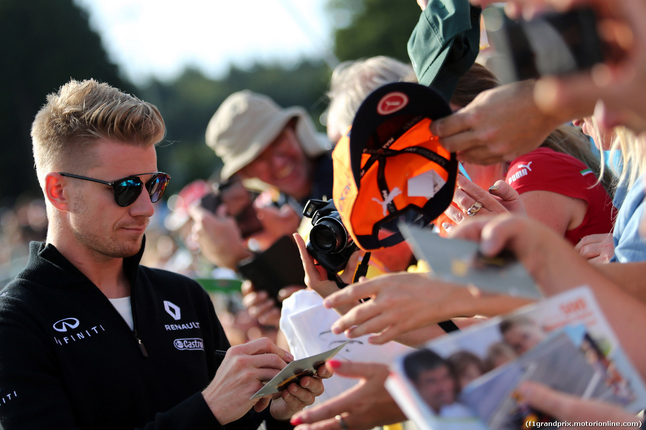 GP BELGIO, 24.08.2017 - Nico Hulkenberg (GER) Renault Sport F1 Team RS17