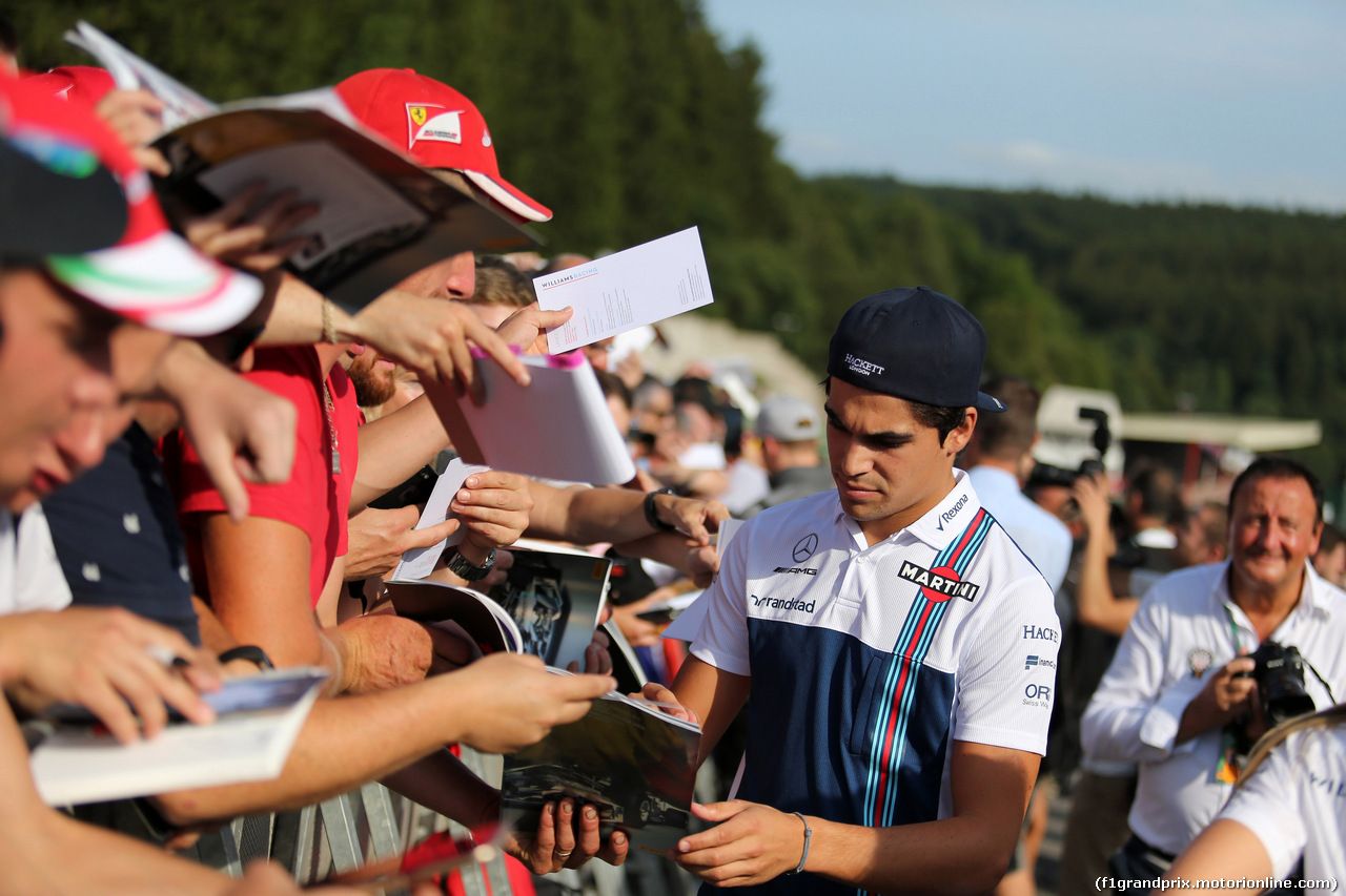GP BELGIO, 24.08.2017 - Lance Stroll (CDN) Williams FW40