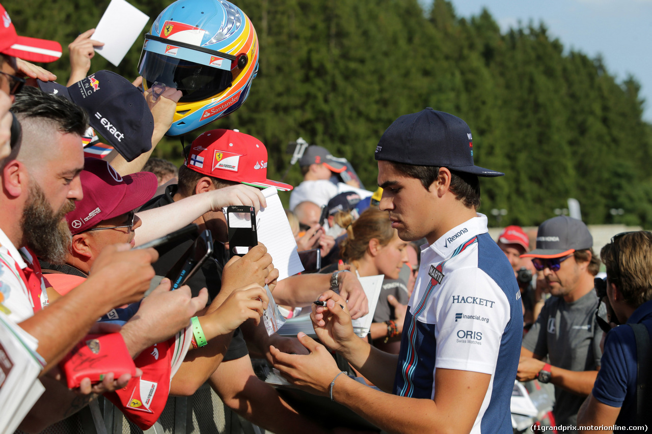 GP BELGIO, 24.08.2017 - Lance Stroll (CDN) Williams FW40