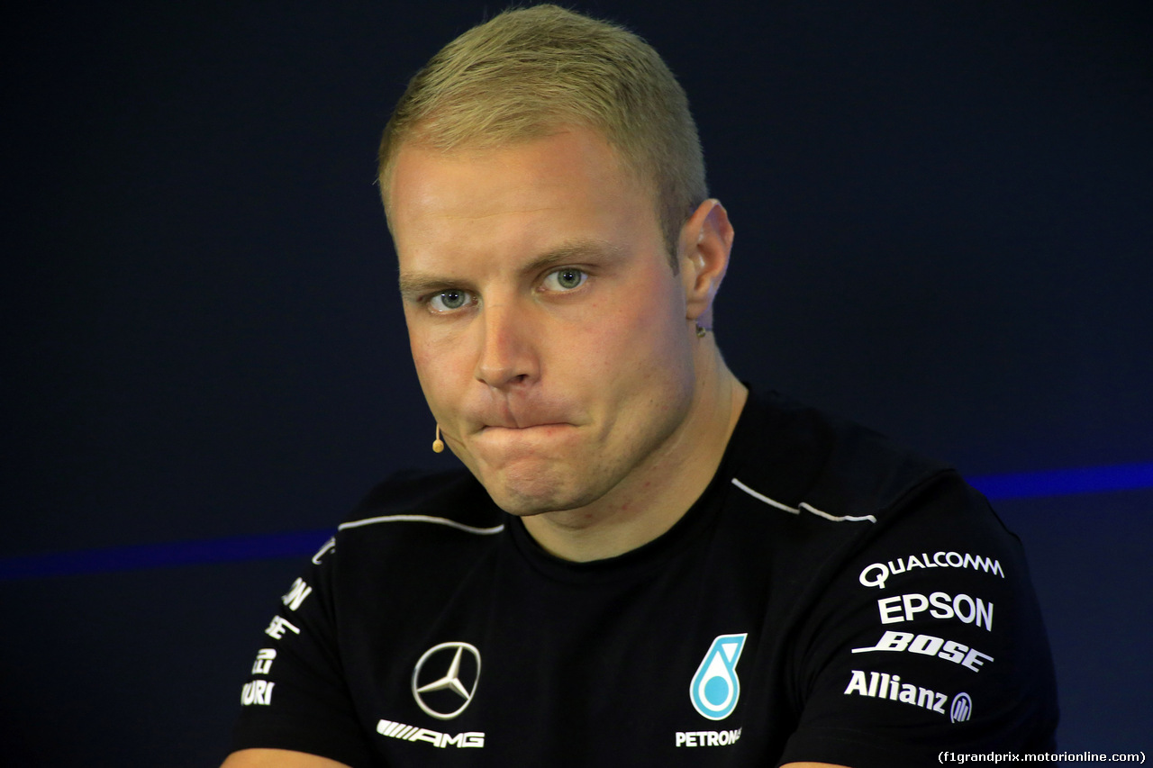 GP BELGIO, 24.08.2017 - Conferenza Stampa, Valtteri Bottas (FIN) Mercedes AMG F1 W08