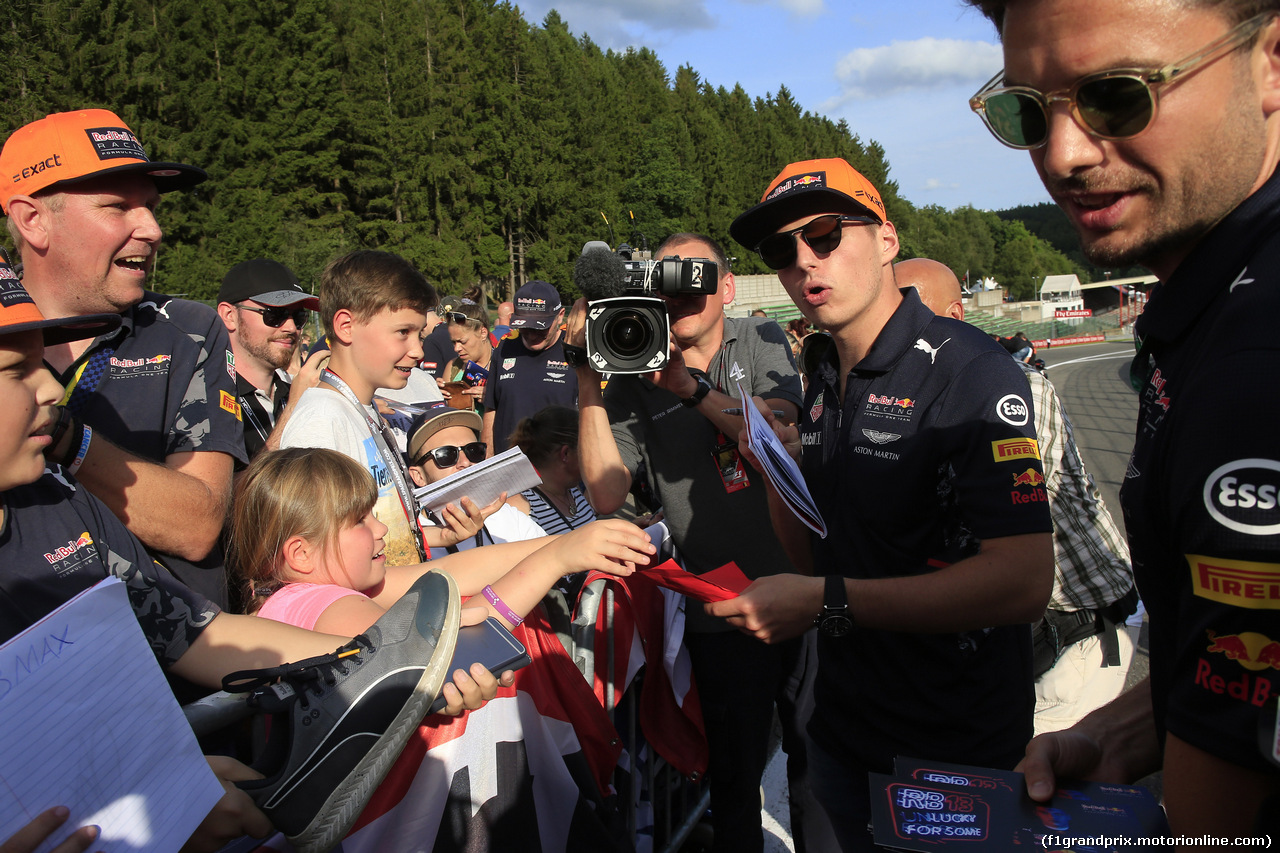 GP BELGIO, 24.08.2017 - Max Verstappen (NED) Red Bull Racing RB13