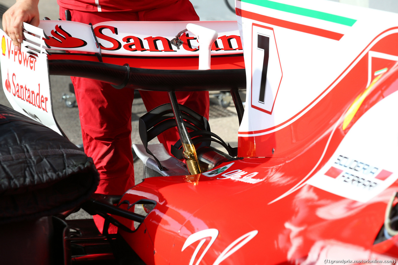 GP BELGIO, 24.08.2017 -Ferrari SF70H, detail