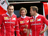 GP BELGIO, 24.08.2017 - Riccardo Adami (ITA) Ferrari Gara Engineer, Antti Kontsas (FIN) Sebastian Vettel Personal Trainer e Sebastian Vettel (GER) Ferrari SF70H