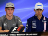 GP BELGIO, 24.08.2017 - Conferenza Stampa, Stoffel Vandoorne (BEL) McLaren MCL32 e Esteban Ocon (FRA) Sahara Force India F1 VJM10