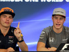 GP BELGIO, 24.08.2017 - Conferenza Stampa, Max Verstappen (NED) Red Bull Racing RB13 e Stoffel Vandoorne (BEL) McLaren MCL32