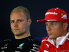 GP BELGIO, 24.08.2017 - Conferenza Stampa, Valtteri Bottas (FIN) Mercedes AMG F1 W08 e Kimi Raikkonen (FIN) Ferrari SF70H