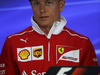 GP BELGIO, 24.08.2017 - Conferenza Stampa, Kimi Raikkonen (FIN) Ferrari SF70H