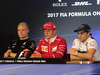 GP BELGIO, 24.08.2017 - Conferenza Stampa, Valtteri Bottas (FIN) Mercedes AMG F1 W08, Kimi Raikkonen (FIN) Ferrari SF70H e Felipe Massa (BRA) Williams FW40