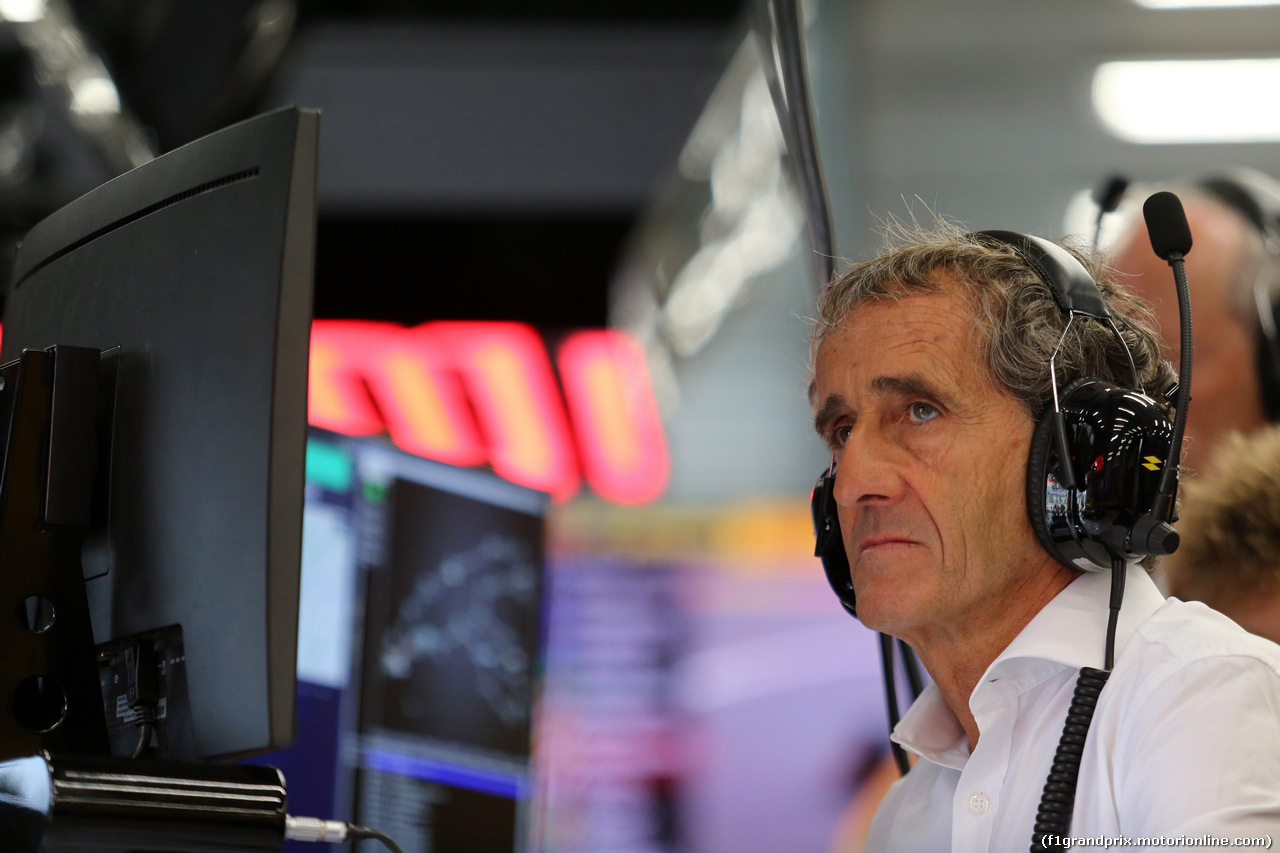 GP BELGIO, 26.08.2017 - Prove Libere 3, Alain Prost (FRA) Renault Sport F1 Team Special Advisor