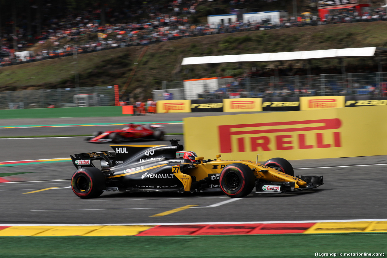 GP BELGIO, 26.08.2017 - Prove Libere 3, Nico Hulkenberg (GER) Renault Sport F1 Team RS17