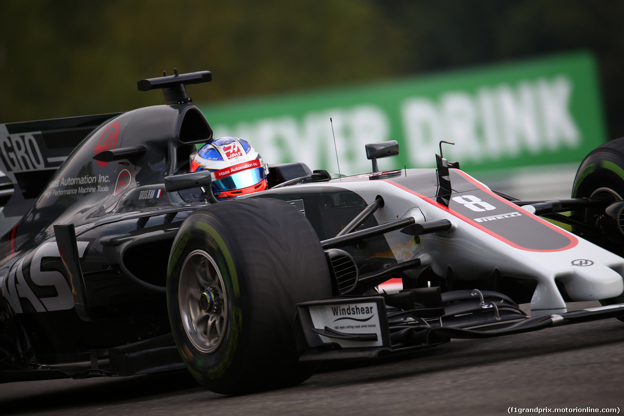GP BELGIO, 26.08.2017 - Prove Libere 3, Romain Grosjean (FRA) Haas F1 Team VF-17