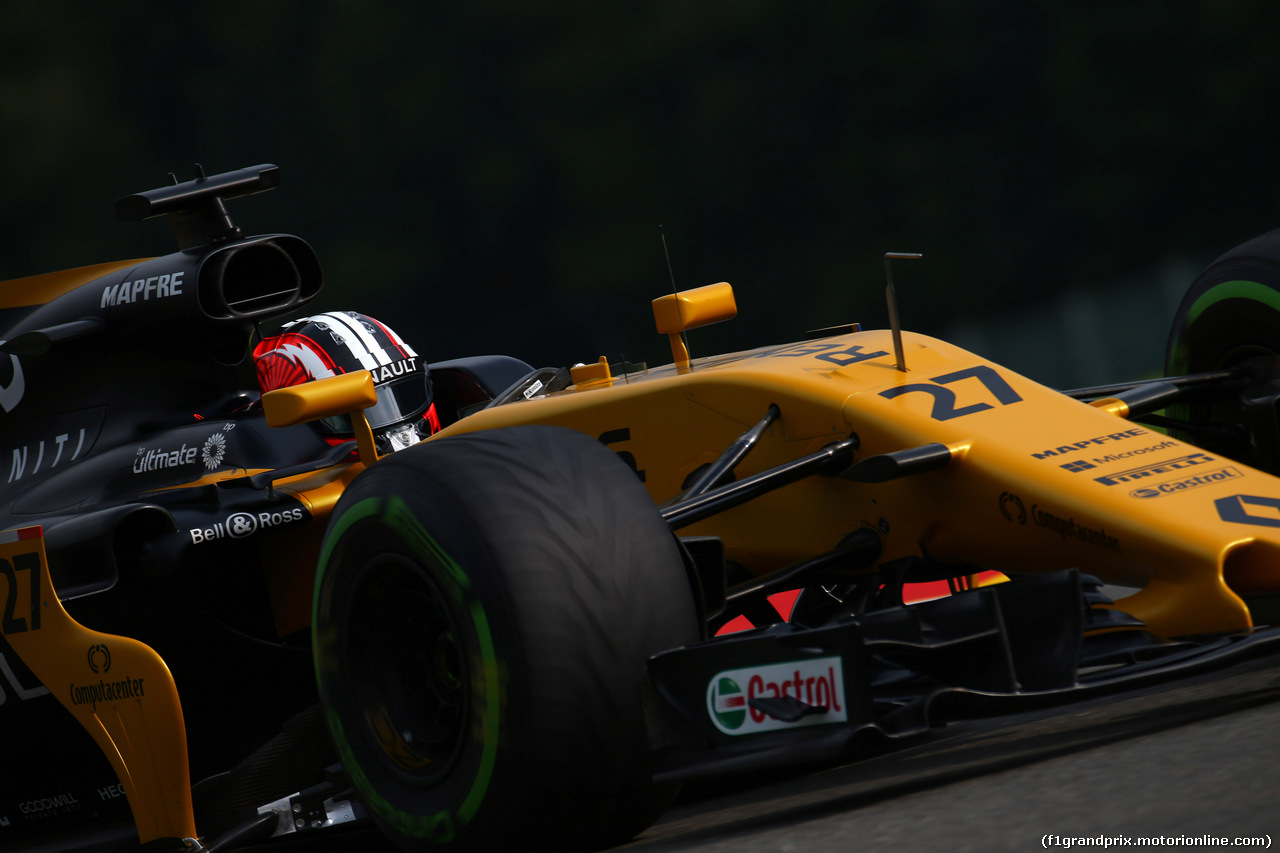 GP BELGIO, 26.08.2017 - Prove Libere 3, Nico Hulkenberg (GER) Renault Sport F1 Team RS17