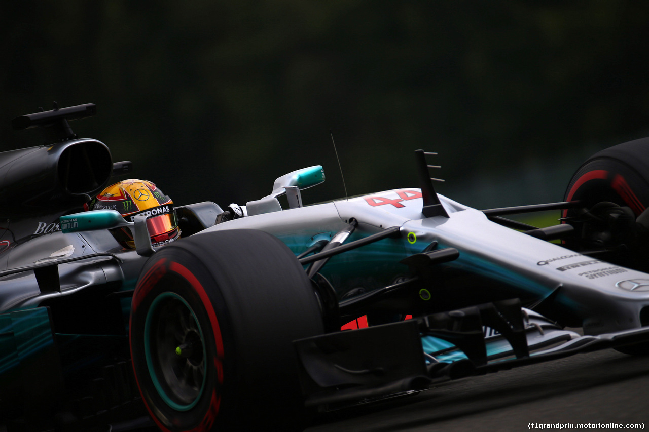 GP BELGIO, 26.08.2017 - Prove Libere 3, Lewis Hamilton (GBR) Mercedes AMG F1 W08
