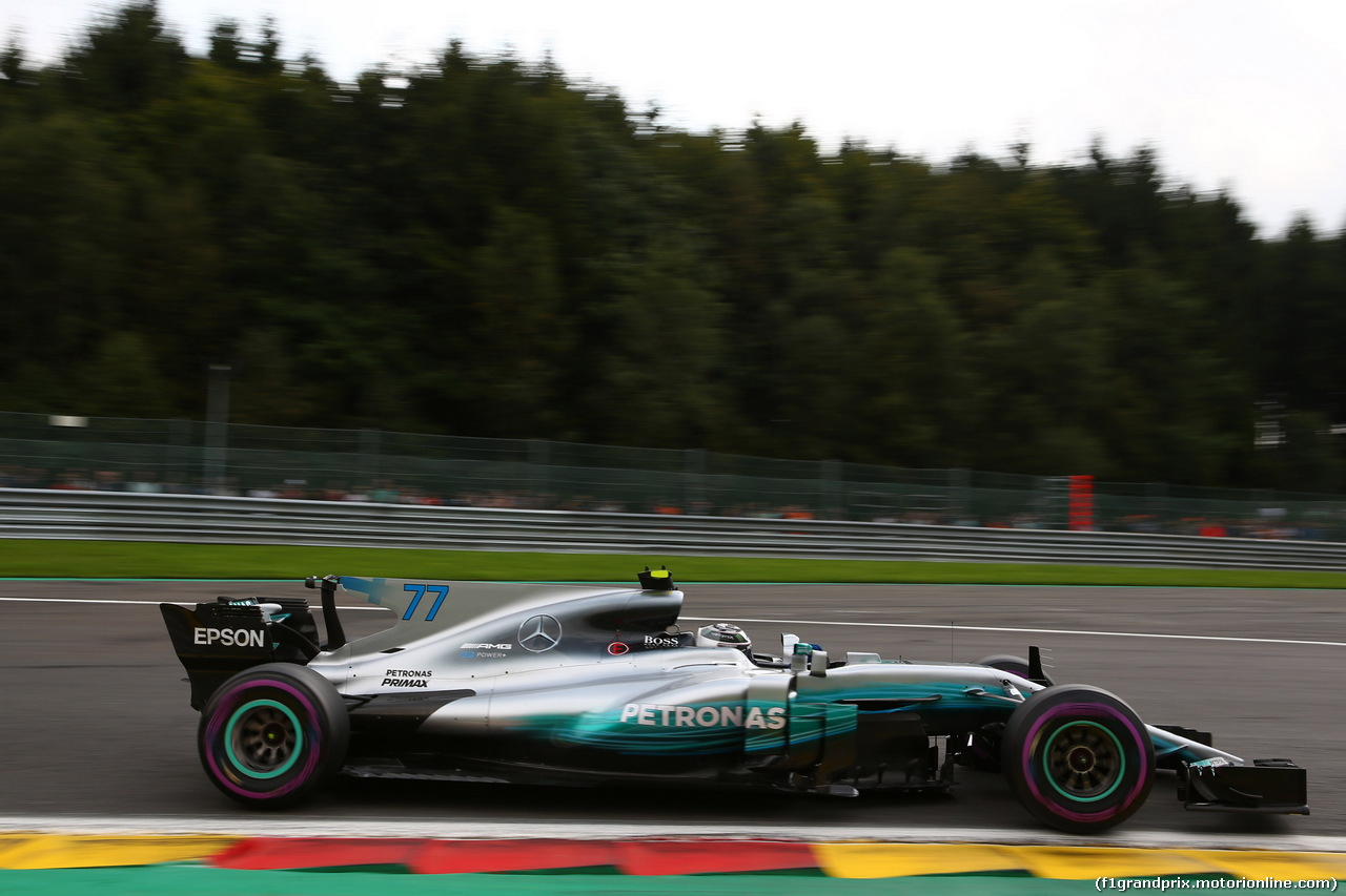 GP BELGIO, 26.08.2017 - Prove Libere 3, Valtteri Bottas (FIN) Mercedes AMG F1 W08