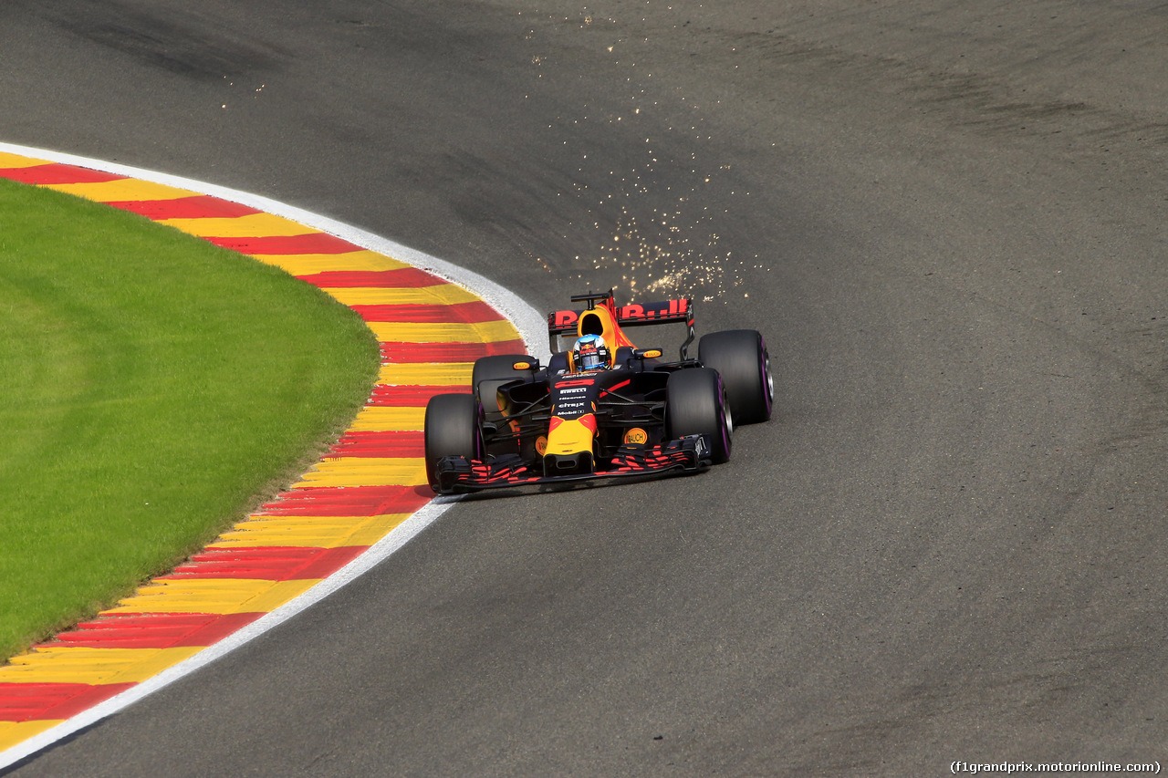 GP BELGIO, 26.08.2017 - Prove Libere 3, Daniel Ricciardo (AUS) Red Bull Racing RB13