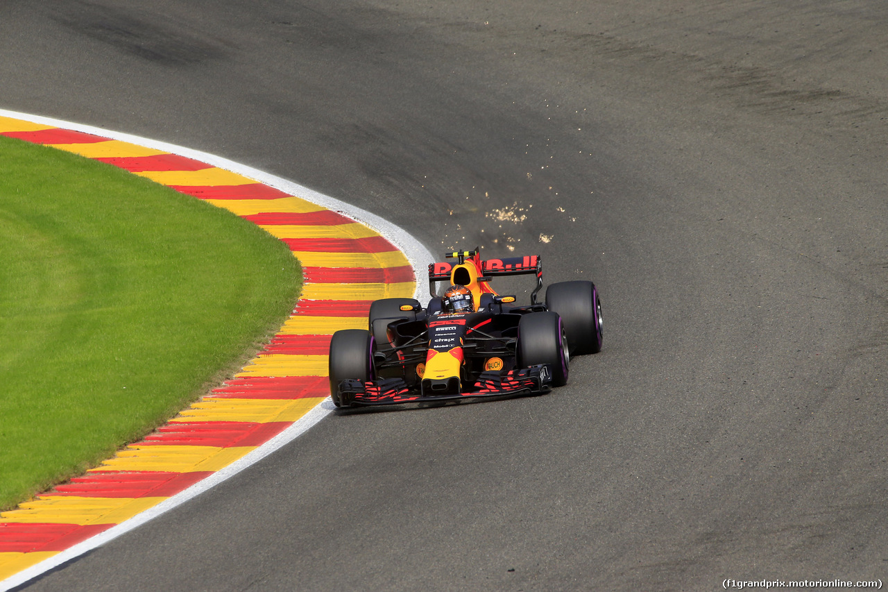 GP BELGIO, 26.08.2017 - Prove Libere 3, Max Verstappen (NED) Red Bull Racing RB13