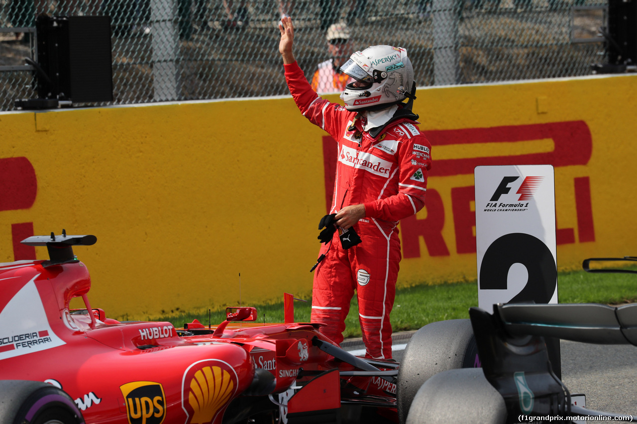 GP BELGIO, 26.08.2017 - Qualifiche, 2nd place Sebastian Vettel (GER) Ferrari SF70H
