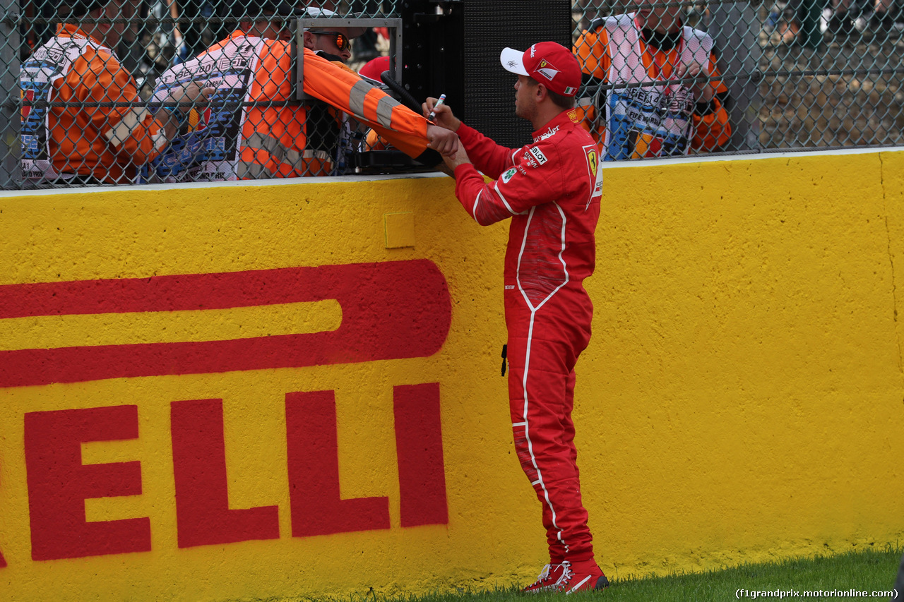 GP BELGIO, 26.08.2017 - Qualifiche, 2nd place Sebastian Vettel (GER) Ferrari SF70H
