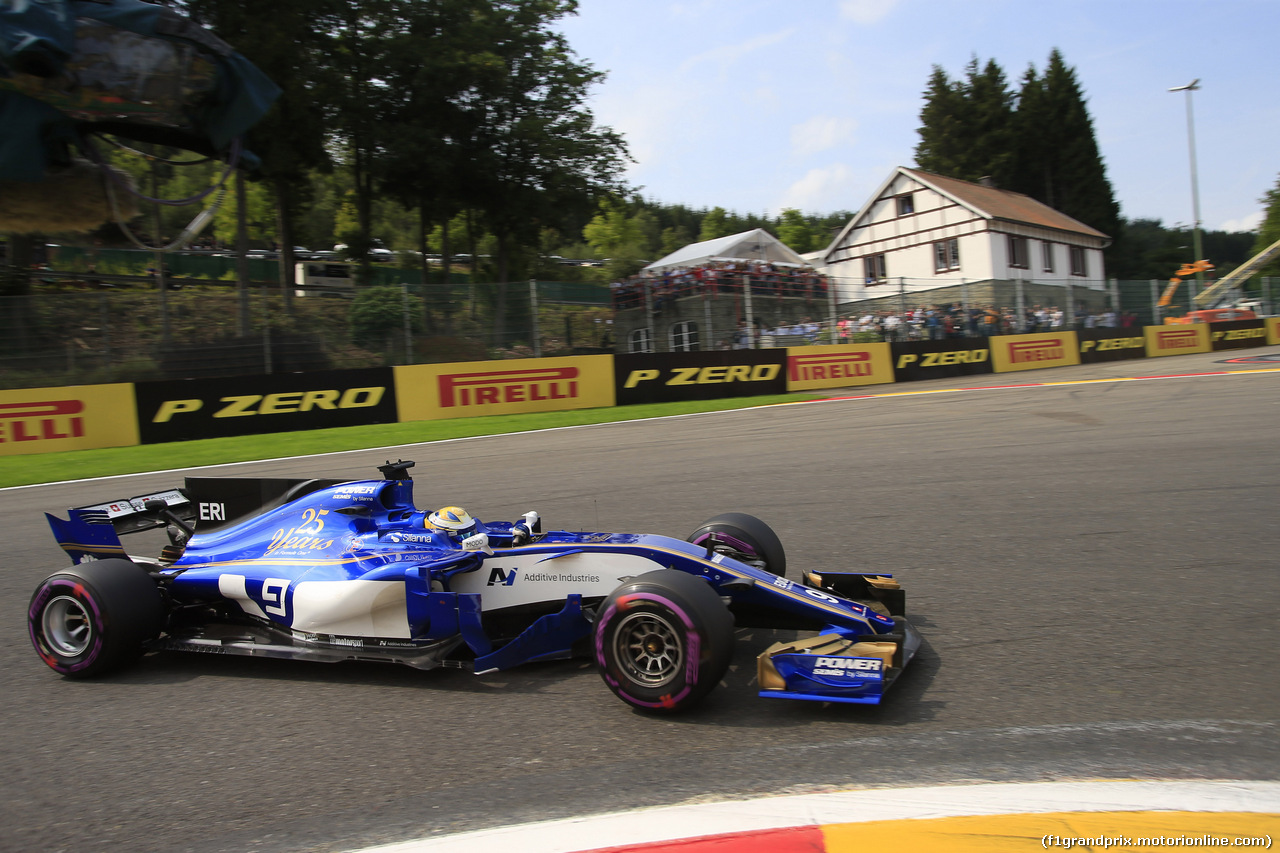 GP BELGIO, 26.08.2017 - Qualifiche, Marcus Ericsson (SUE) Sauber C36