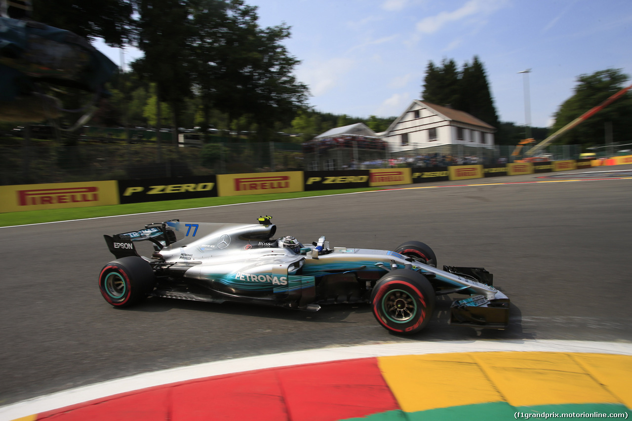 GP BELGIO, 26.08.2017 - Qualifiche, Valtteri Bottas (FIN) Mercedes AMG F1 W08