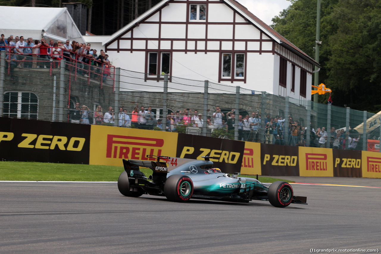 GP BELGIO, 26.08.2017 - Qualifiche, Lewis Hamilton (GBR) Mercedes AMG F1 W08