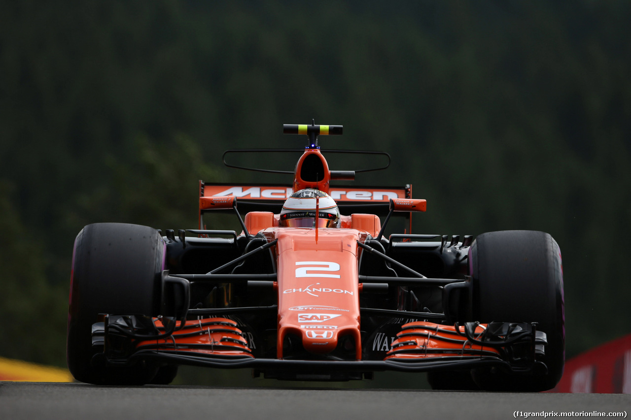 GP BELGIO, 26.08.2017 - Qualifiche, Stoffel Vandoorne (BEL) McLaren MCL32