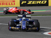 GP BELGIO, 26.08.2017 - Free Practice 3, Marcus Ericsson (SUE) Sauber C36 e Sebastian Vettel (GER) Ferrari SF70H