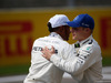 GP BELGIO, 26.08.2017 - Qualifiche, Lewis Hamilton (GBR) Mercedes AMG F1 W08 pole position e 3rd place Valtteri Bottas (FIN) Mercedes AMG F1 W08