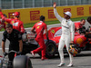 GP BELGIO, 26.08.2017 - Qualifiche, 2nd place Sebastian Vettel (GER) Ferrari SF70H e Lewis Hamilton (GBR) Mercedes AMG F1 W08 pole position