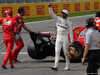 GP BELGIO, 26.08.2017 - Qualifiche, Lewis Hamilton (GBR) Mercedes AMG F1 W08 pole position e 2nd place Sebastian Vettel (GER) Ferrari SF70H