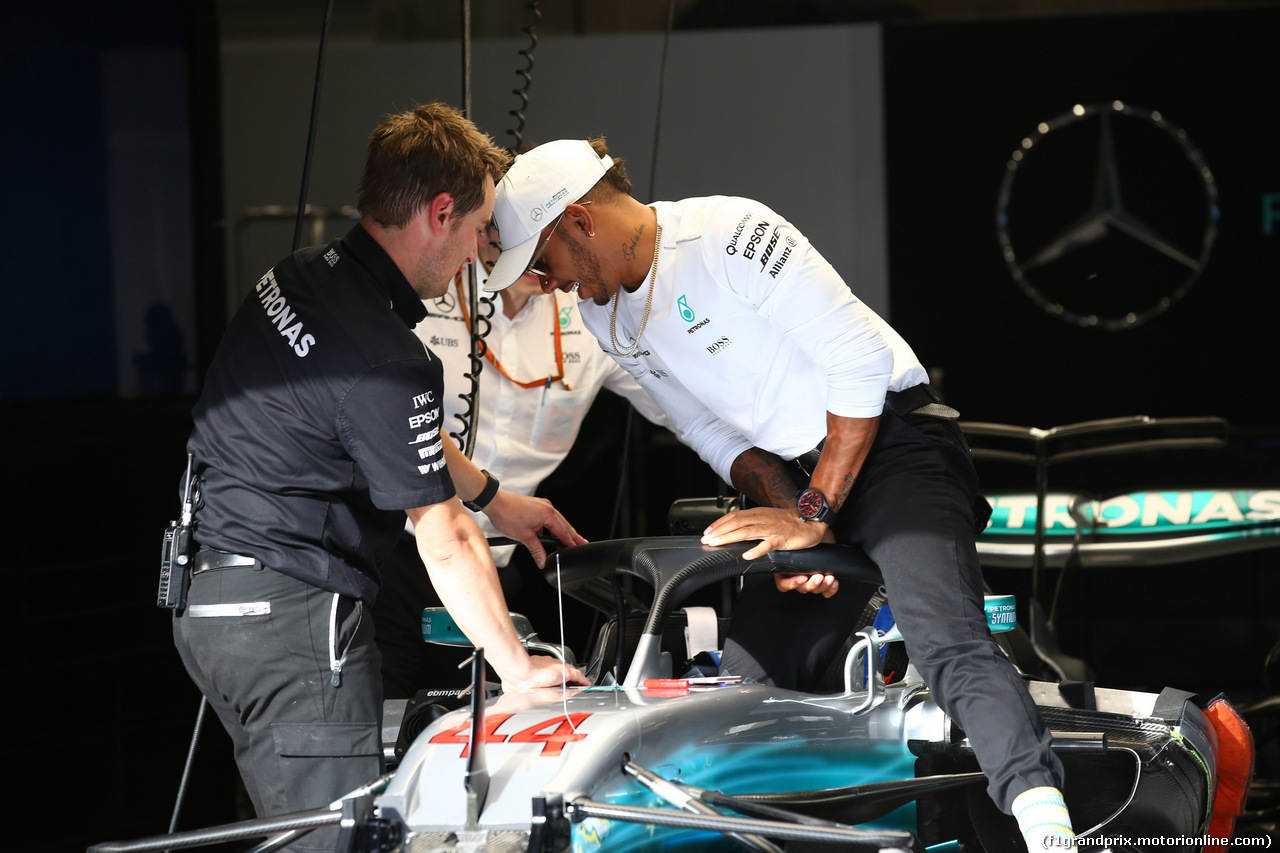 GP BELGIO, 24.08.2017 - Lewis Hamilton (GBR) Mercedes AMG F1 W08