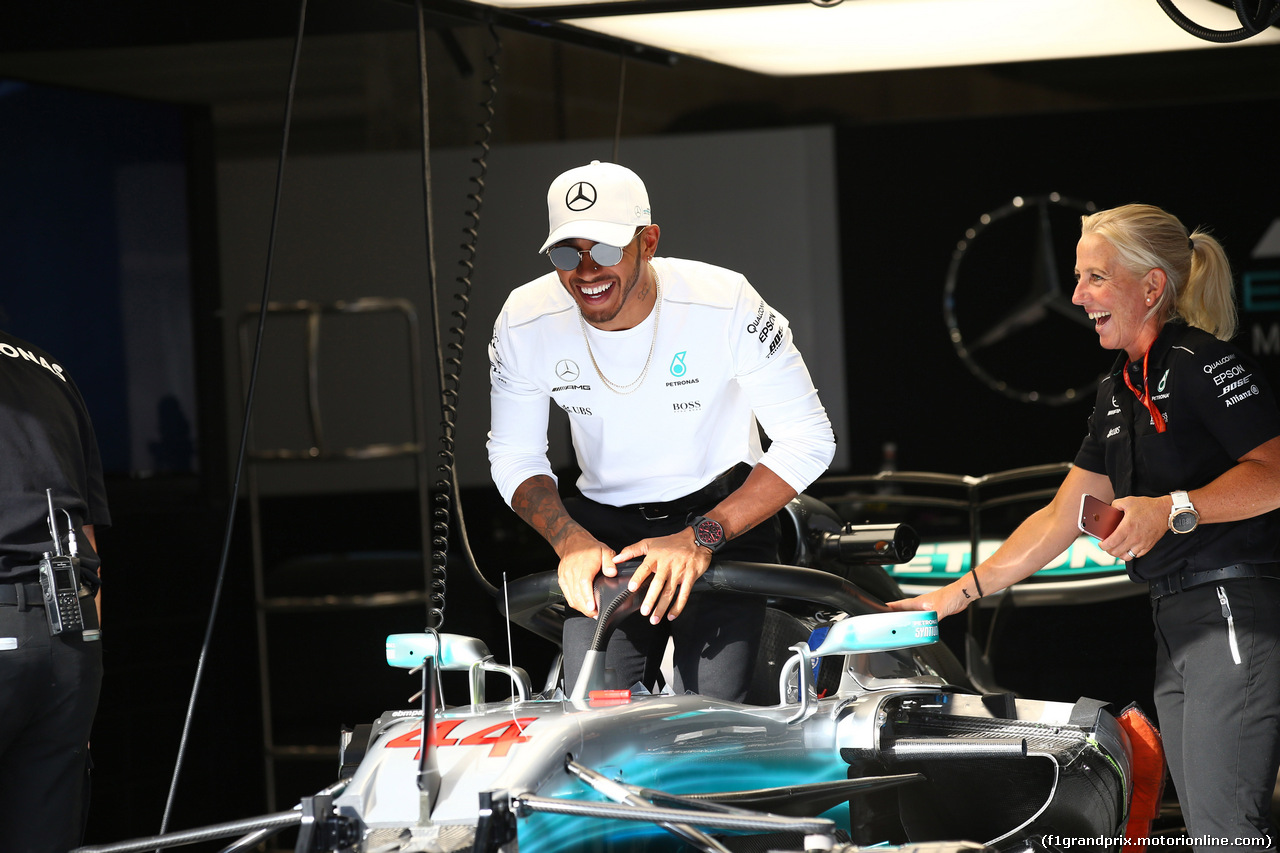 GP BELGIO, 24.08.2017 - Lewis Hamilton (GBR) Mercedes AMG F1 W08