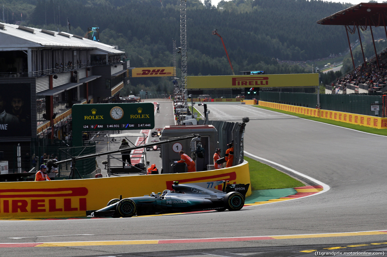 GP BELGIO, 25.08.2017 - Prove Libere 1, Valtteri Bottas (FIN) Mercedes AMG F1 W08