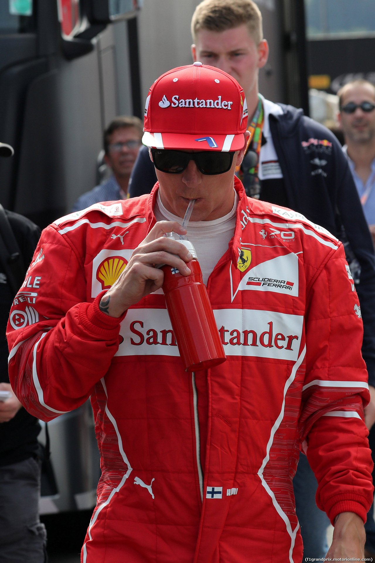 GP BELGIO, 25.08.2017 - Prove Libere 1, Kimi Raikkonen (FIN) Ferrari SF70H