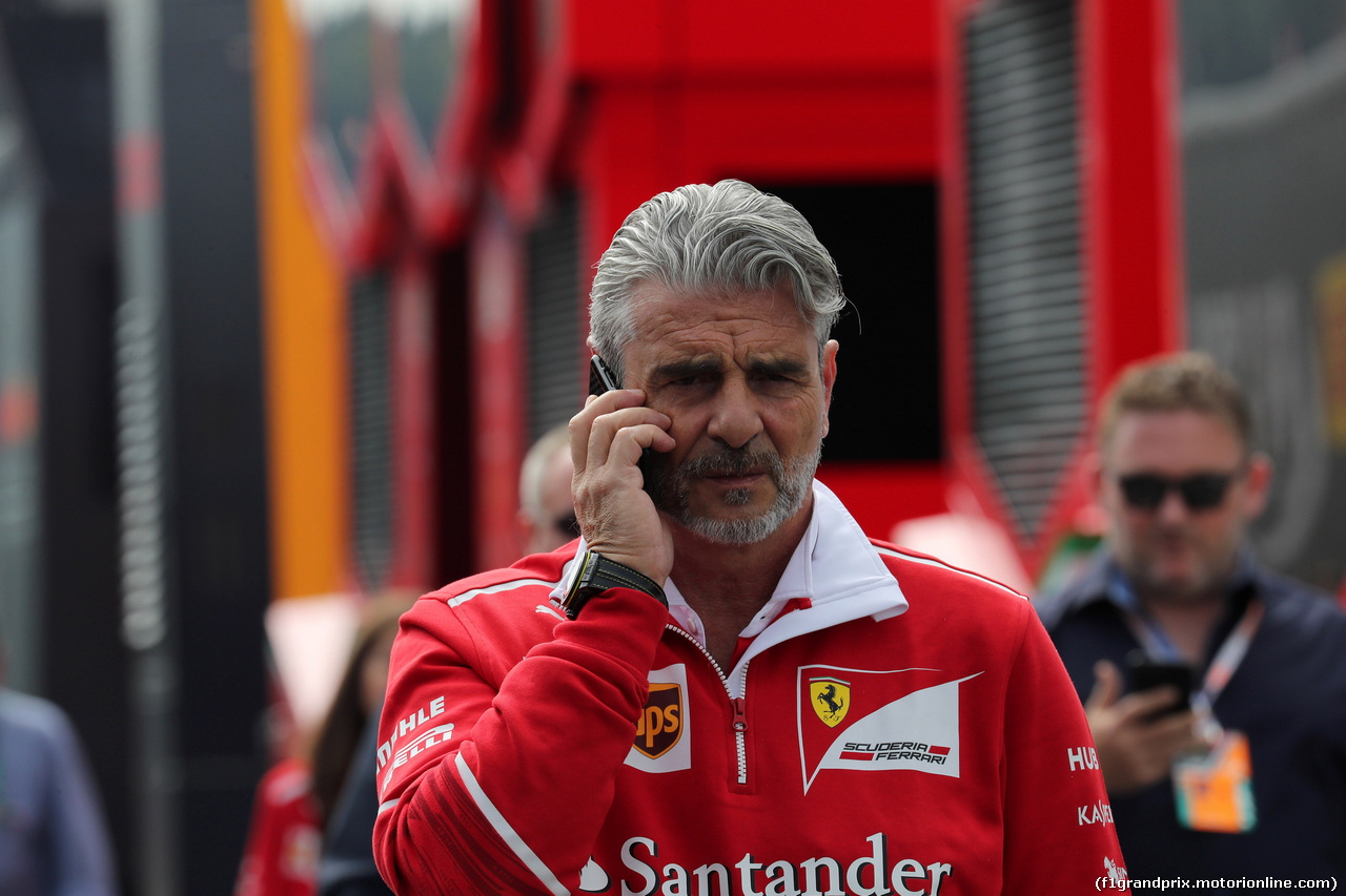 GP BELGIO, 25.08.2017 - Prove Libere 1, Maurizio Arrivabene (ITA) Ferrari Team Principal
