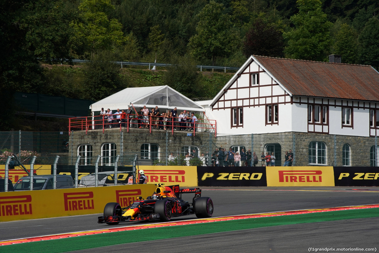 GP BELGIO, 25.08.2017 - Prove Libere 1, Max Verstappen (NED) Red Bull Racing RB13