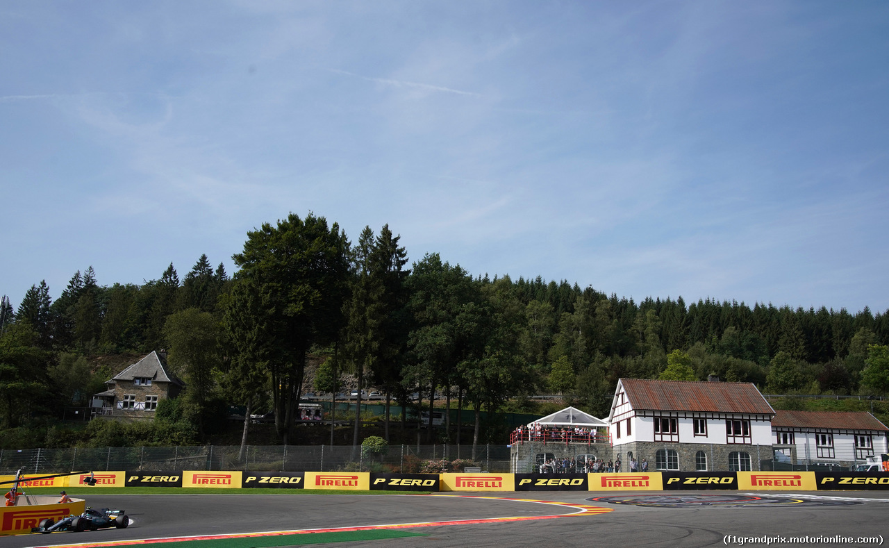 GP BELGIO, 25.08.2017 - Prove Libere 1, Valtteri Bottas (FIN) Mercedes AMG F1 W08