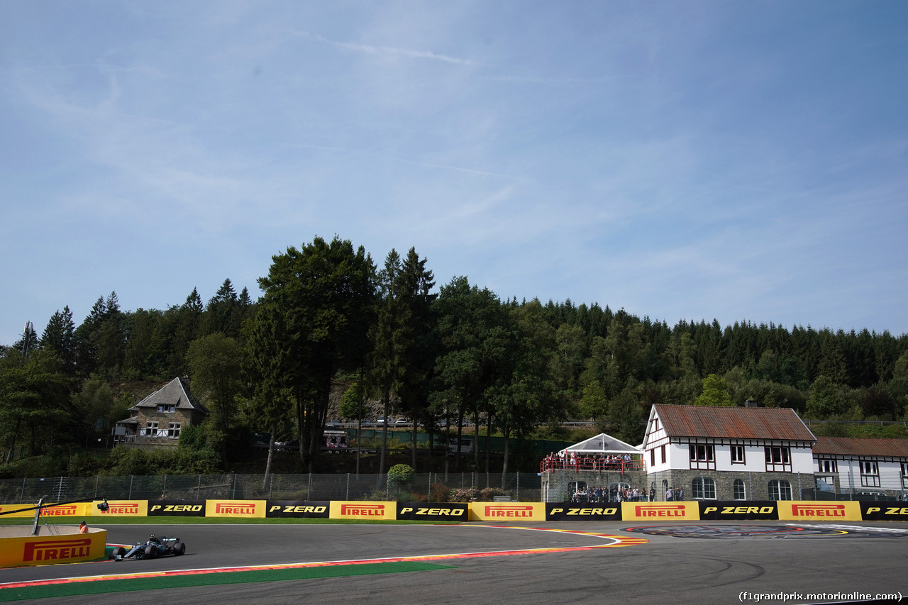 GP BELGIO, 25.08.2017 - Prove Libere 1, Valtteri Bottas (FIN) Mercedes AMG F1 W08