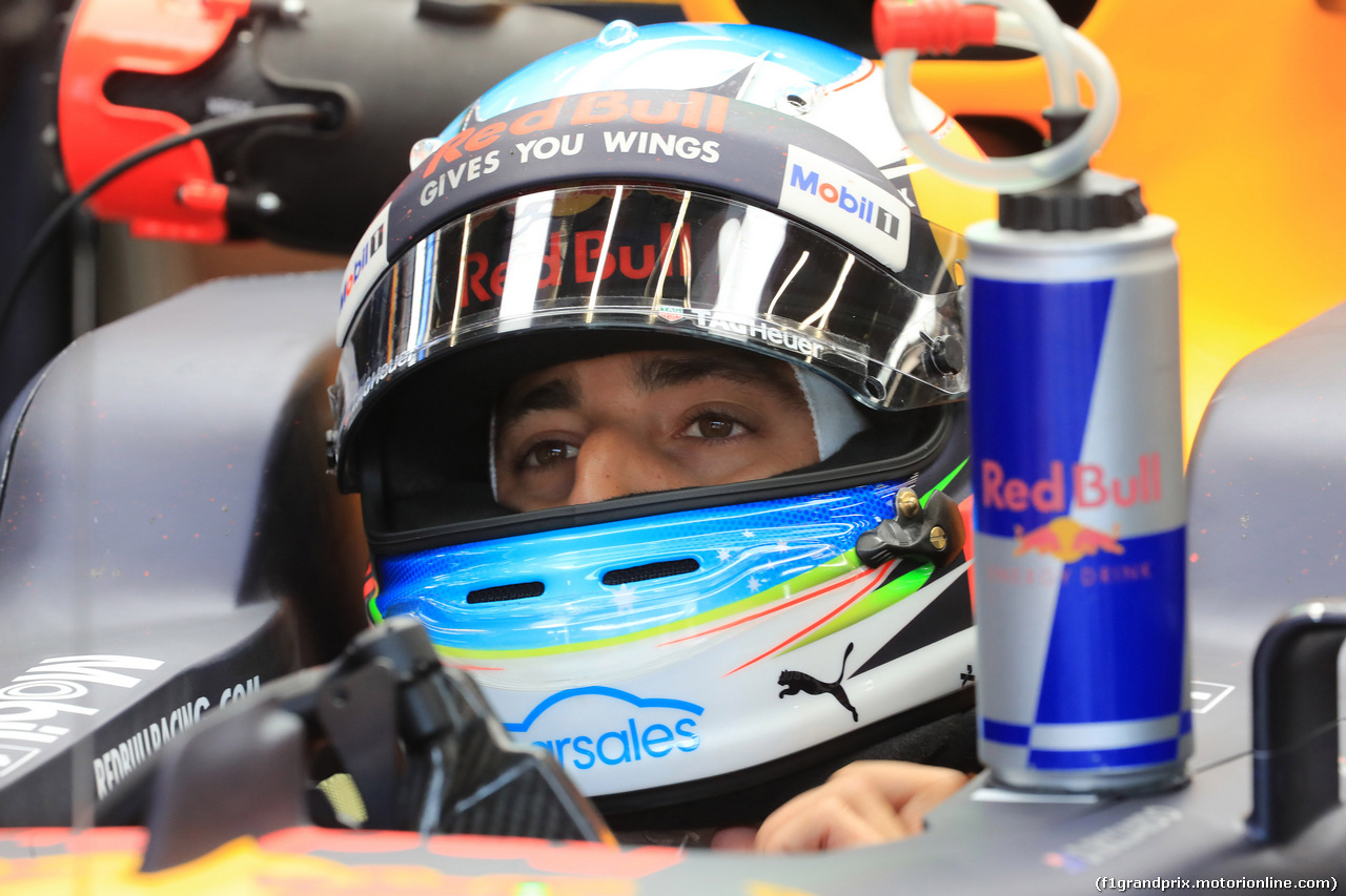 GP BELGIO, 25.08.2017 - Prove Libere 1, Daniel Ricciardo (AUS) Red Bull Racing RB13