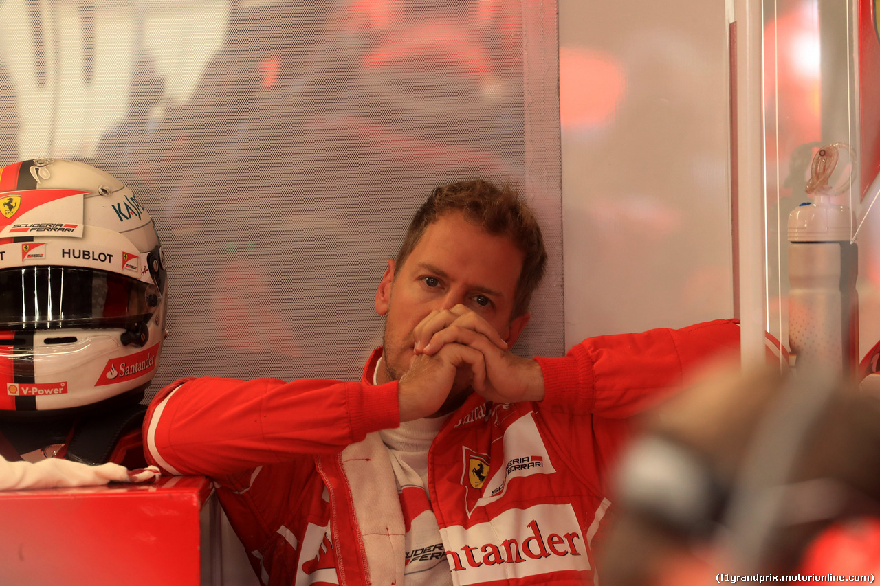 GP BELGIO, 25.08.2017 - Prove Libere 1, Sebastian Vettel (GER) Ferrari SF70H