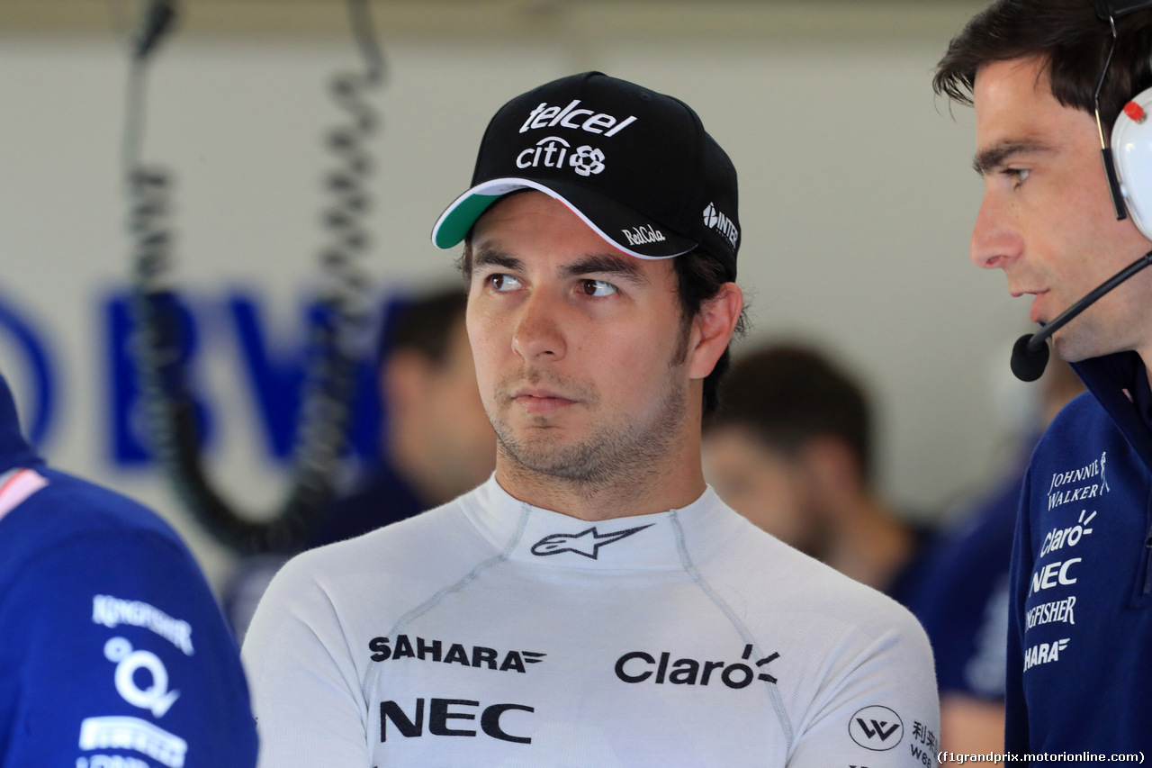 GP BELGIO, 25.08.2017 - Prove Libere 1, Sergio Perez (MEX) Sahara Force India F1 VJM010