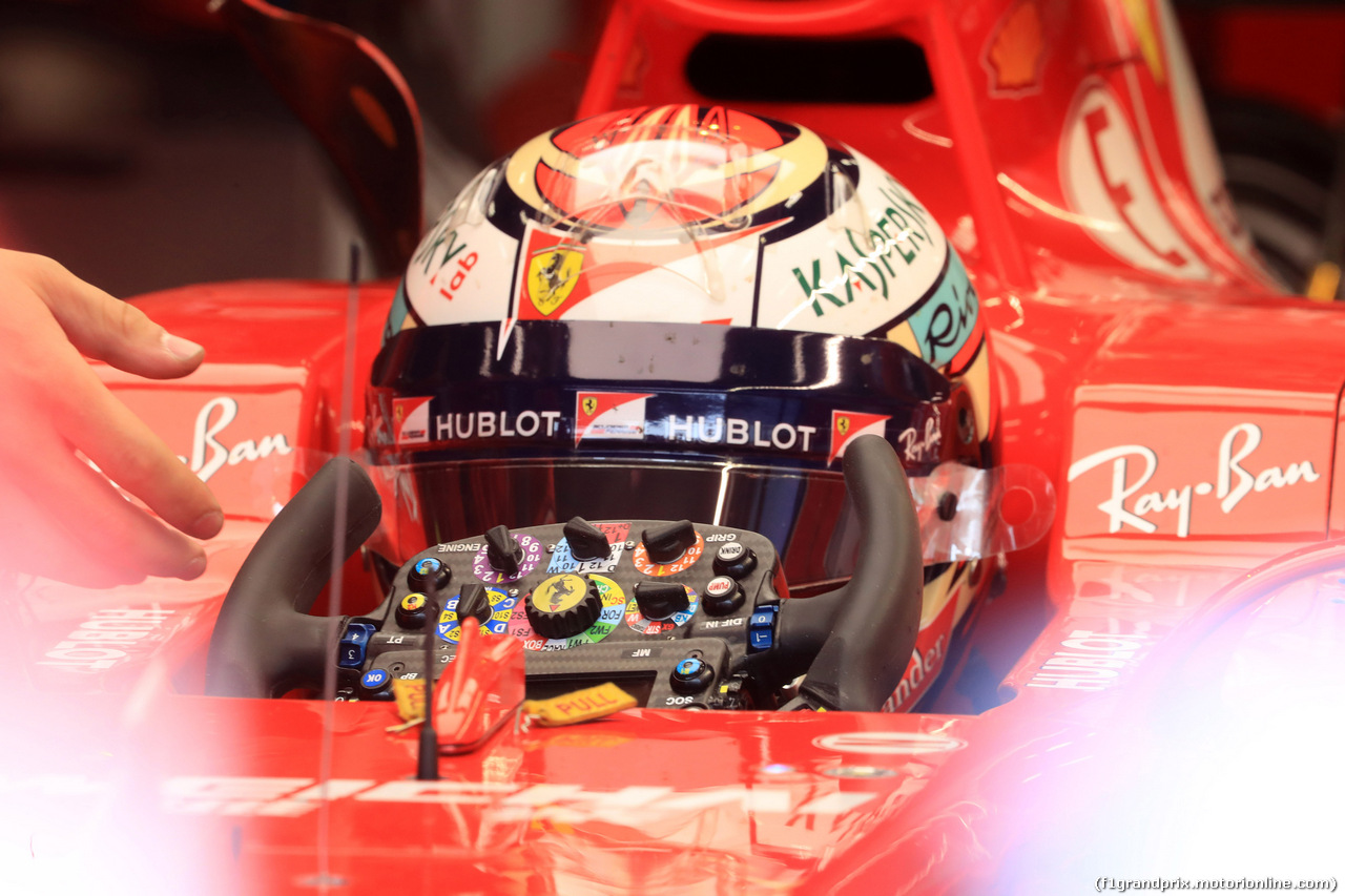 GP BELGIO, 25.08.2017 - Prove Libere 1, Kimi Raikkonen (FIN) Ferrari SF70H