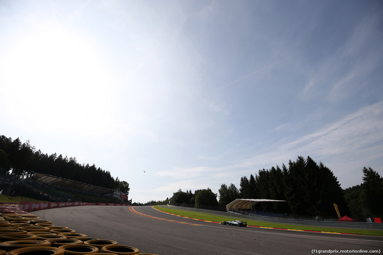 GP BELGIO, 25.08.2017 - Prove Libere 1, Lewis Hamilton (GBR) Mercedes AMG F1 W08