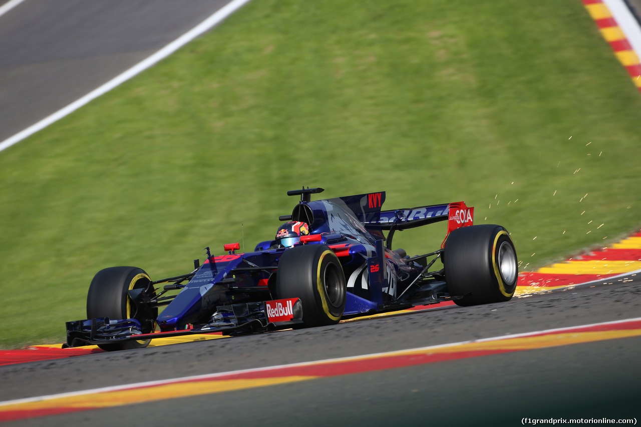 GP BELGIO, 25.08.2017 - Prove Libere 1, Daniil Kvyat (RUS) Scuderia Toro Rosso STR12