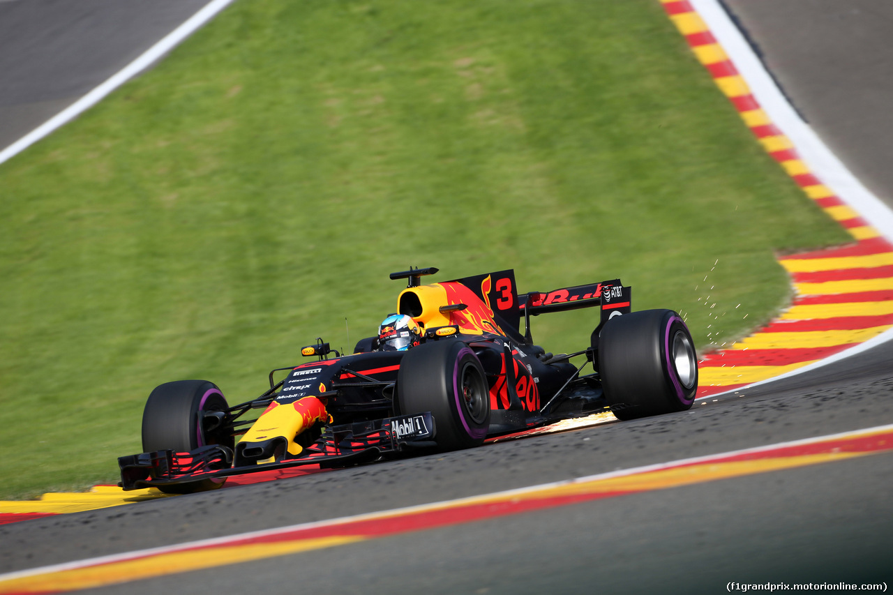 GP BELGIO, 25.08.2017 - Prove Libere 1, Daniel Ricciardo (AUS) Red Bull Racing RB13
