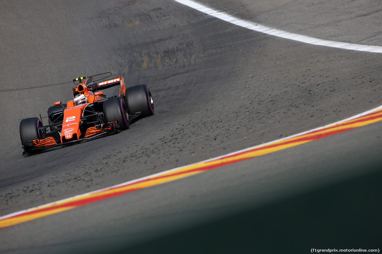 GP BELGIO, 25.08.2017 - Prove Libere 1, Stoffel Vandoorne (BEL) McLaren MCL32