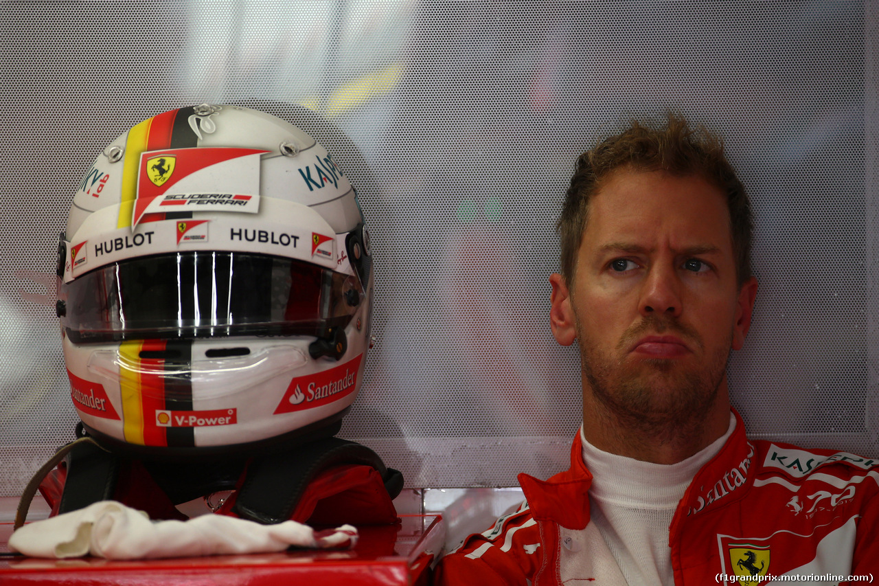 GP BELGIO, 25.08.2017 - Prove Libere 1, Sebastian Vettel (GER) Ferrari SF70H